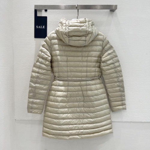 Cheap Moncler Down Feather Coat Long Sleeved For Women #1240183 Replica Wholesale [$160.00 USD] [ITEM#1240183] on Replica Moncler Down Feather Coat