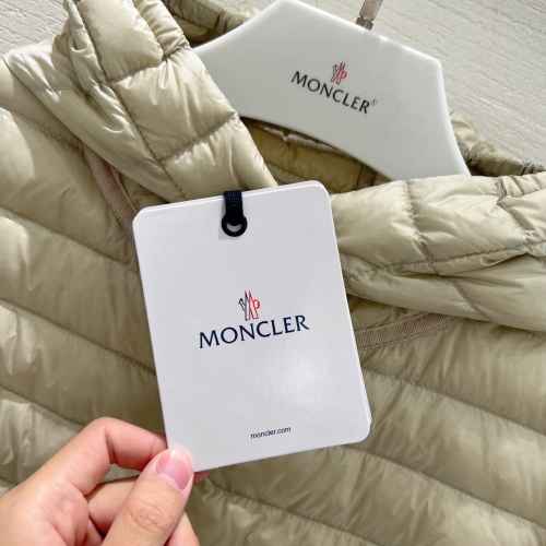 Cheap Moncler Down Feather Coat Long Sleeved For Women #1240183 Replica Wholesale [$160.00 USD] [ITEM#1240183] on Replica Moncler Down Feather Coat