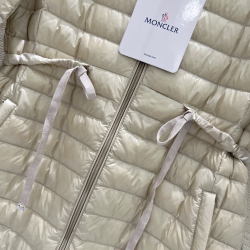 Cheap Moncler Down Feather Coat Long Sleeved For Women #1240183 Replica Wholesale [$160.00 USD] [ITEM#1240183] on Replica Moncler Down Feather Coat