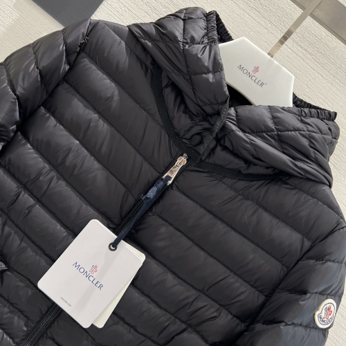 Cheap Moncler Down Feather Coat Long Sleeved For Women #1240185 Replica Wholesale [$160.00 USD] [ITEM#1240185] on Replica Moncler Down Feather Coat