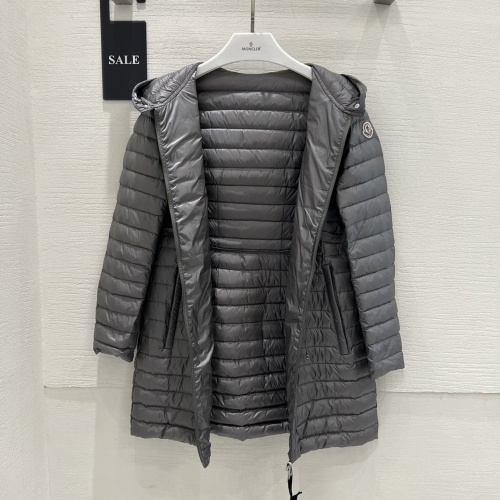 Cheap Moncler Down Feather Coat Long Sleeved For Women #1240186 Replica Wholesale [$160.00 USD] [ITEM#1240186] on Replica Moncler Down Feather Coat