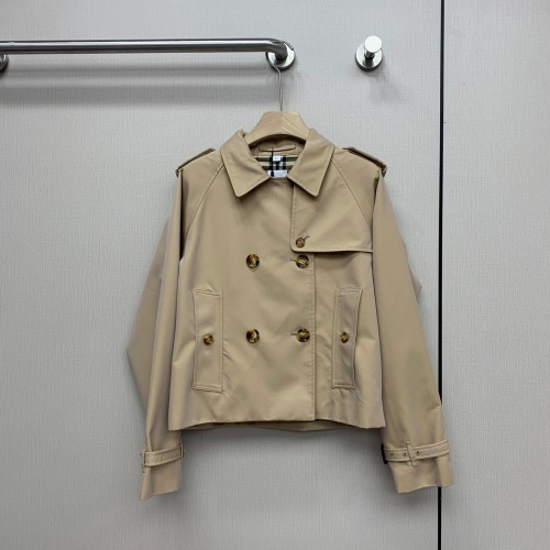 Cheap Burberry Trench Coat Long Sleeved For Women #1240187 Replica Wholesale [$128.00 USD] [ITEM#1240187] on Replica Burberry Trench Coat