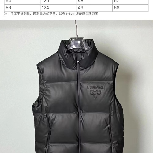 Cheap Prada Down Feather Coat Sleeveless For Unisex #1240188 Replica Wholesale [$160.00 USD] [ITEM#1240188] on Replica Prada Down Feather Coat