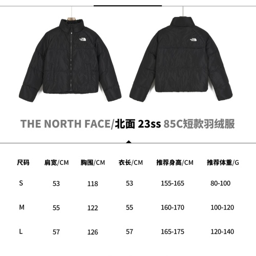 Cheap The North Face Down Feather Coat Long Sleeved For Women #1240215 Replica Wholesale [$118.00 USD] [ITEM#1240215] on Replica The North Face Down Feather Coat