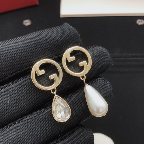 Cheap Gucci Earrings For Women #1240277 Replica Wholesale [$29.00 USD] [ITEM#1240277] on Replica Gucci Earrings