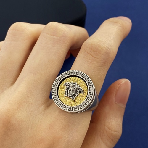 Cheap Versace Rings #1240317 Replica Wholesale [$29.00 USD] [ITEM#1240317] on Replica Versace Rings