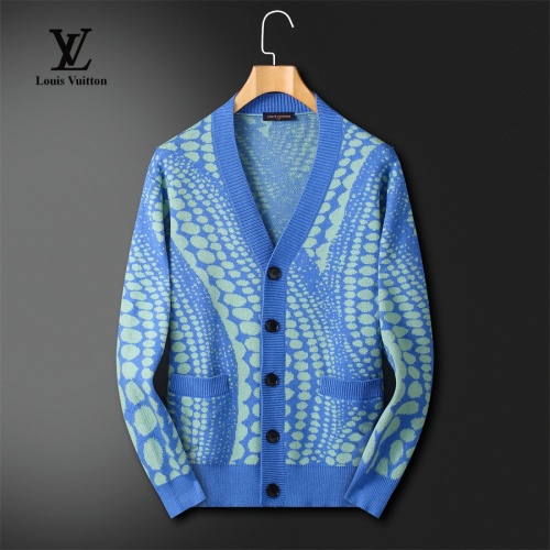 Cheap Louis Vuitton LV Sweaters Long Sleeved For Men #1240433 Replica Wholesale [$60.00 USD] [ITEM#1240433] on Replica Louis Vuitton LV Sweaters