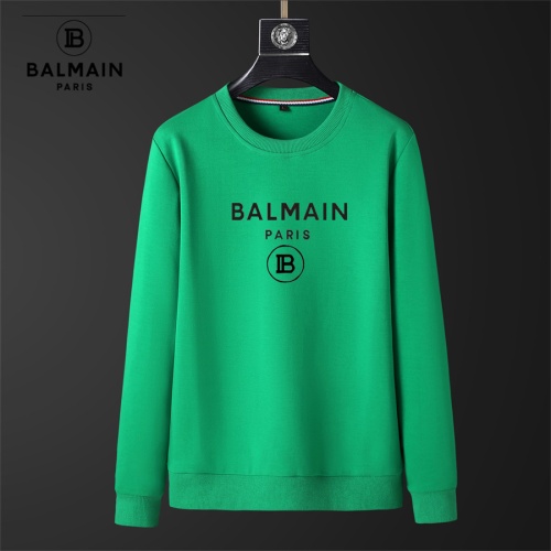 Cheap Balmain Hoodies Long Sleeved For Men #1240461 Replica Wholesale [$40.00 USD] [ITEM#1240461] on Replica Balmain Hoodies