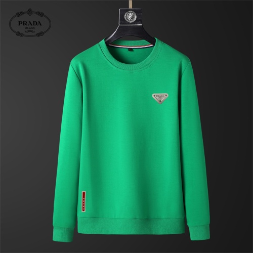 Cheap Prada Hoodies Long Sleeved For Men #1240498 Replica Wholesale [$40.00 USD] [ITEM#1240498] on Replica Prada Hoodies