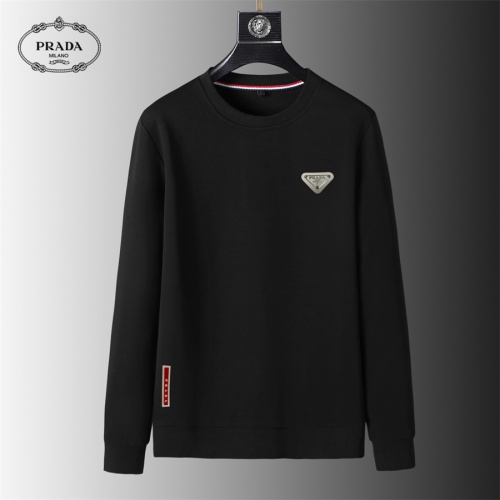 Cheap Prada Hoodies Long Sleeved For Men #1240500 Replica Wholesale [$40.00 USD] [ITEM#1240500] on Replica Prada Hoodies