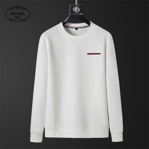 Cheap Prada Hoodies Long Sleeved For Men #1240510 Replica Wholesale [$40.00 USD] [ITEM#1240510] on Replica Prada Hoodies