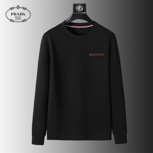 Cheap Prada Hoodies Long Sleeved For Men #1240511 Replica Wholesale [$40.00 USD] [ITEM#1240511] on Replica Prada Hoodies