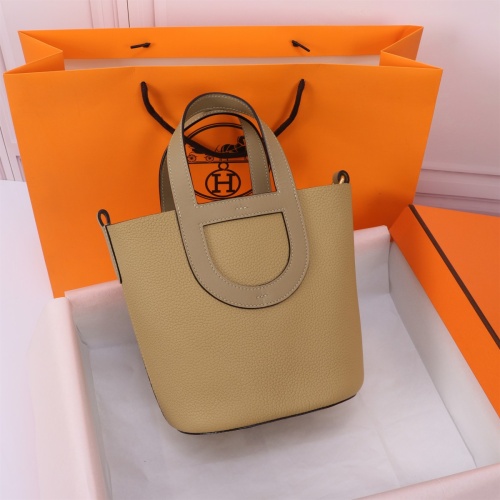 Cheap Hermes AAA Quality Handbags In Gold For Women #1240517 Replica Wholesale [$240.00 USD] [ITEM#1240517] on Replica Hermes AAA Quality Handbags