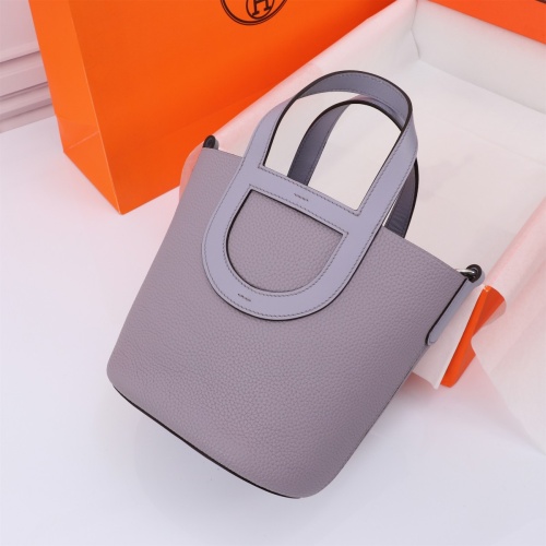 Cheap Hermes AAA Quality Handbags In Silver For Women #1240549 Replica Wholesale [$240.00 USD] [ITEM#1240549] on Replica Hermes AAA Quality Handbags