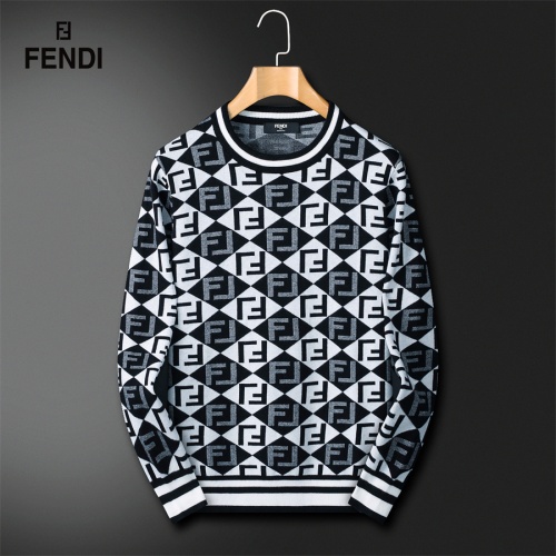 Cheap Fendi Sweaters Long Sleeved For Men #1240553 Replica Wholesale [$52.00 USD] [ITEM#1240553] on Replica Fendi Sweaters