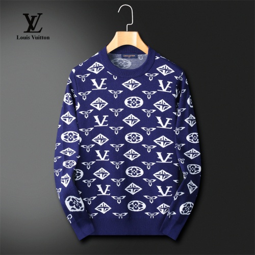 Cheap Louis Vuitton LV Sweaters Long Sleeved For Men #1240555 Replica Wholesale [$52.00 USD] [ITEM#1240555] on Replica Louis Vuitton LV Sweaters