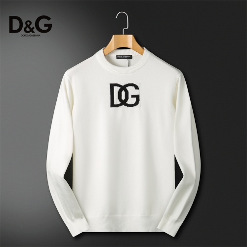 Cheap Dolce &amp; Gabbana D&amp;G Sweaters Long Sleeved For Men #1240557 Replica Wholesale [$52.00 USD] [ITEM#1240557] on Replica Dolce &amp; Gabbana D&amp;G Sweaters