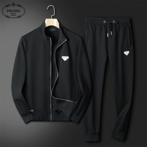 Cheap Prada Tracksuits Long Sleeved For Men #1240570 Replica Wholesale [$80.00 USD] [ITEM#1240570] on Replica Prada Tracksuits