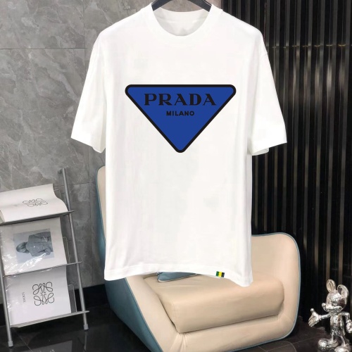 Cheap Prada T-Shirts Short Sleeved For Men #1240604 Replica Wholesale [$40.00 USD] [ITEM#1240604] on Replica Prada T-Shirts