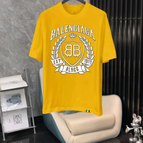 Cheap Balenciaga T-Shirts Short Sleeved For Men #1240613 Replica Wholesale [$40.00 USD] [ITEM#1240613] on Replica Balenciaga T-Shirts