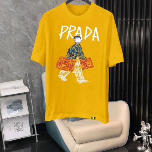 Cheap Prada T-Shirts Short Sleeved For Men #1240618 Replica Wholesale [$40.00 USD] [ITEM#1240618] on Replica Prada T-Shirts