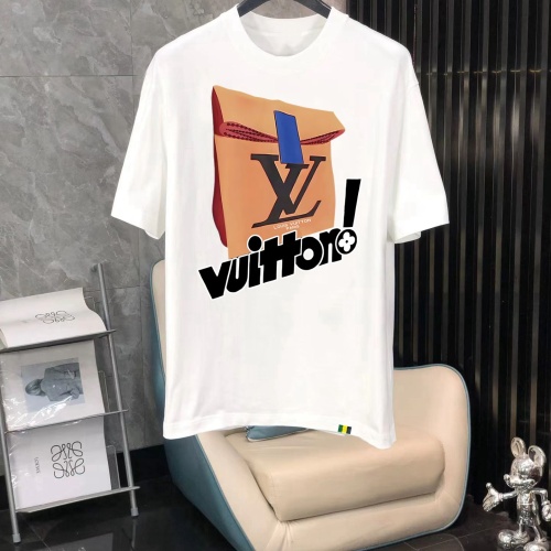 Cheap Louis Vuitton LV T-Shirts Short Sleeved For Men #1240637 Replica Wholesale [$40.00 USD] [ITEM#1240637] on Replica Louis Vuitton LV T-Shirts