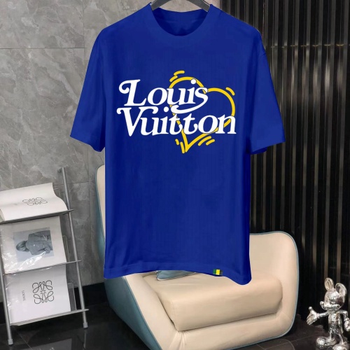 Cheap Louis Vuitton LV T-Shirts Short Sleeved For Men #1240641 Replica Wholesale [$40.00 USD] [ITEM#1240641] on Replica Louis Vuitton LV T-Shirts