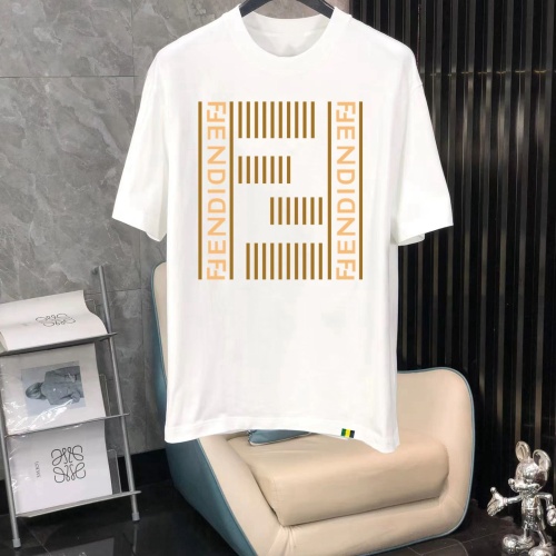 Cheap Fendi T-Shirts Short Sleeved For Men #1240665 Replica Wholesale [$40.00 USD] [ITEM#1240665] on Replica Fendi T-Shirts