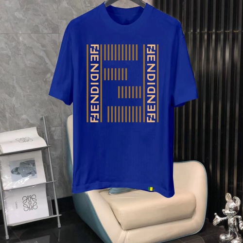 Cheap Fendi T-Shirts Short Sleeved For Men #1240667 Replica Wholesale [$40.00 USD] [ITEM#1240667] on Replica Fendi T-Shirts