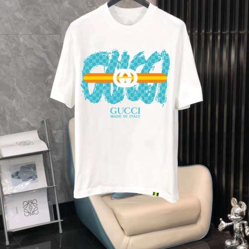 Cheap Gucci T-Shirts Short Sleeved For Men #1240684 Replica Wholesale [$40.00 USD] [ITEM#1240684] on Replica Gucci T-Shirts