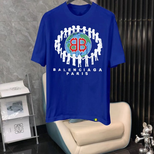 Cheap Balenciaga T-Shirts Short Sleeved For Men #1240707 Replica Wholesale [$40.00 USD] [ITEM#1240707] on Replica Balenciaga T-Shirts