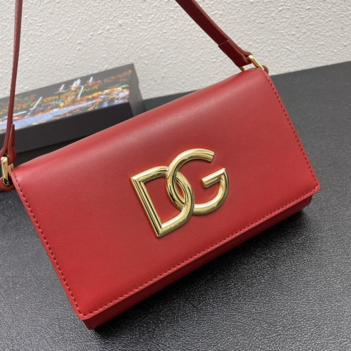 Cheap Dolce &amp; Gabbana D&amp;G AAA Quality Messenger Bags For Women #1240723 Replica Wholesale [$135.00 USD] [ITEM#1240723] on Replica Dolce &amp; Gabbana D&amp;G AAA Quality Messenger Bags