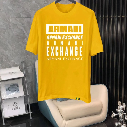 Cheap Armani T-Shirts Short Sleeved For Men #1240734 Replica Wholesale [$40.00 USD] [ITEM#1240734] on Replica Armani T-Shirts