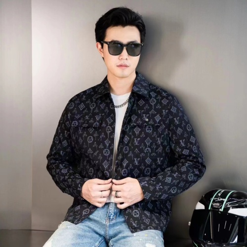 Cheap Louis Vuitton LV Jackets Long Sleeved For Men #1240737 Replica Wholesale [$60.00 USD] [ITEM#1240737] on Replica Louis Vuitton LV Jackets