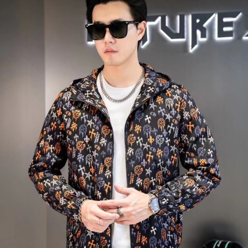 Cheap Chrome Hearts Jackets Long Sleeved For Men #1240741 Replica Wholesale [$60.00 USD] [ITEM#1240741] on Replica Chrome Hearts Jackets