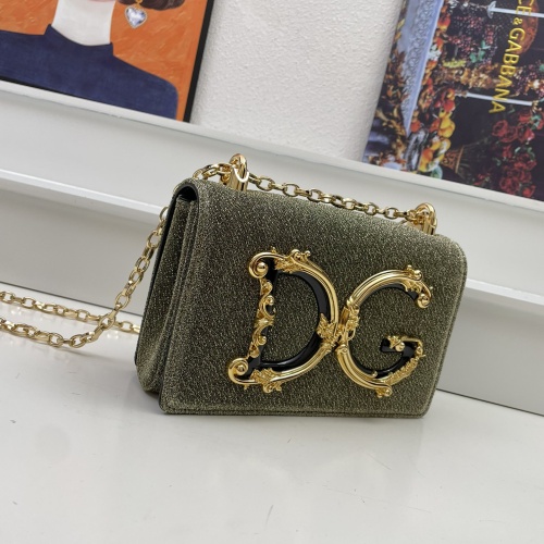 Cheap Dolce &amp; Gabbana D&amp;G AAA Quality Messenger Bags For Women #1240753 Replica Wholesale [$150.00 USD] [ITEM#1240753] on Replica Dolce &amp; Gabbana D&amp;G AAA Quality Messenger Bags