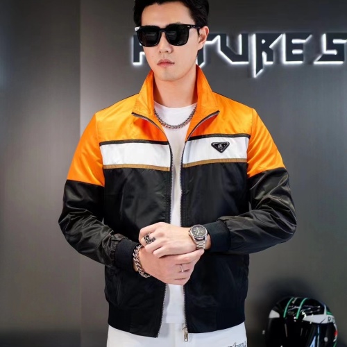 Cheap Prada Jackets Long Sleeved For Men #1240757 Replica Wholesale [$60.00 USD] [ITEM#1240757] on Replica Prada Jackets