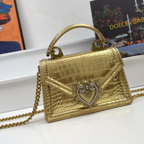 Cheap Dolce &amp; Gabbana D&amp;G AAA Quality Messenger Bags For Women #1240762 Replica Wholesale [$158.00 USD] [ITEM#1240762] on Replica Dolce &amp; Gabbana D&amp;G AAA Quality Messenger Bags