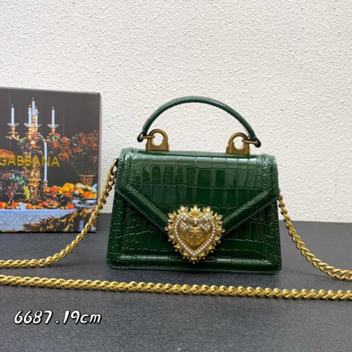 Cheap Dolce &amp; Gabbana D&amp;G AAA Quality Messenger Bags For Women #1240763 Replica Wholesale [$158.00 USD] [ITEM#1240763] on Replica Dolce &amp; Gabbana D&amp;G AAA Quality Messenger Bags