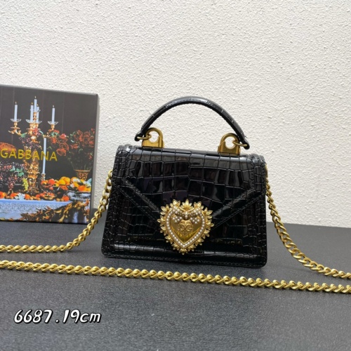 Cheap Dolce &amp; Gabbana D&amp;G AAA Quality Messenger Bags For Women #1240765 Replica Wholesale [$158.00 USD] [ITEM#1240765] on Replica Dolce &amp; Gabbana D&amp;G AAA Quality Messenger Bags