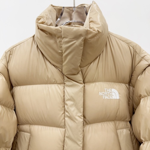 Cheap The North Face Down Feather Coat Long Sleeved For Women #1240805 Replica Wholesale [$155.00 USD] [ITEM#1240805] on Replica The North Face Down Feather Coat