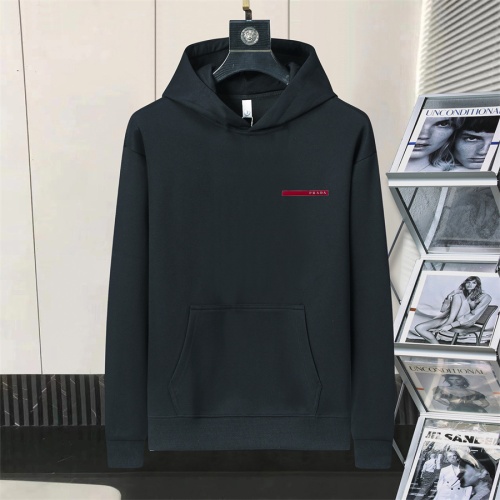 Cheap Prada Hoodies Long Sleeved For Men #1240884 Replica Wholesale [$52.00 USD] [ITEM#1240884] on Replica Prada Hoodies