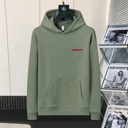 Cheap Prada Hoodies Long Sleeved For Men #1240886 Replica Wholesale [$52.00 USD] [ITEM#1240886] on Replica Prada Hoodies