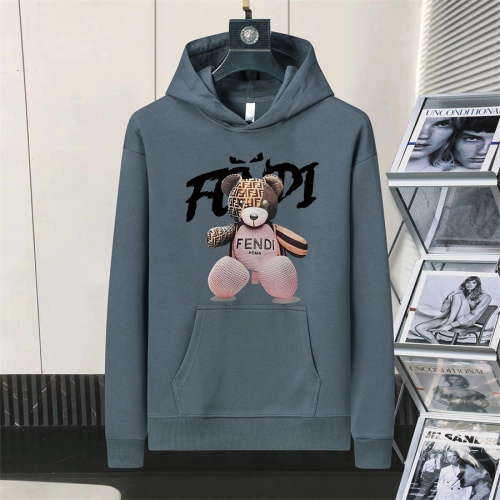 Cheap Fendi Hoodies Long Sleeved For Men #1240891 Replica Wholesale [$52.00 USD] [ITEM#1240891] on Replica Fendi Hoodies