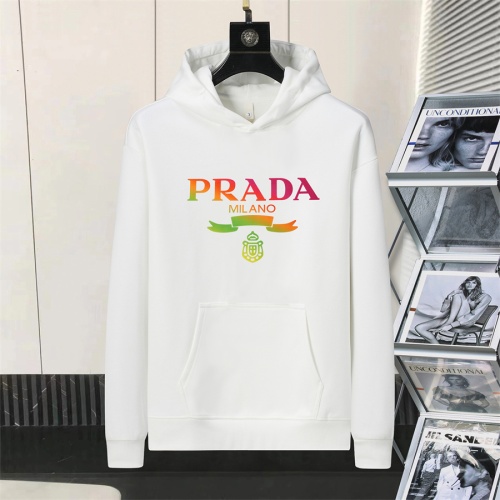 Cheap Prada Hoodies Long Sleeved For Men #1240895 Replica Wholesale [$52.00 USD] [ITEM#1240895] on Replica Prada Hoodies