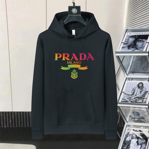 Cheap Prada Hoodies Long Sleeved For Men #1240896 Replica Wholesale [$52.00 USD] [ITEM#1240896] on Replica Prada Hoodies