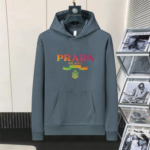 Cheap Prada Hoodies Long Sleeved For Men #1240897 Replica Wholesale [$52.00 USD] [ITEM#1240897] on Replica Prada Hoodies