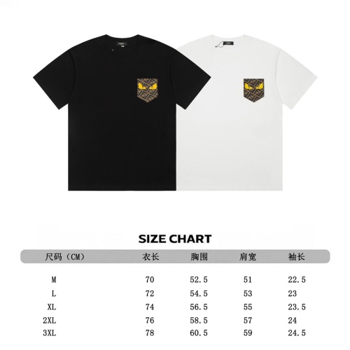 Cheap Fendi T-Shirts Short Sleeved For Men #1240919 Replica Wholesale [$38.00 USD] [ITEM#1240919] on Replica Fendi T-Shirts