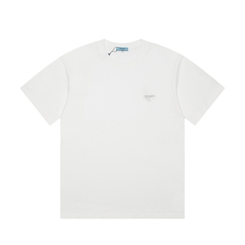 Cheap Prada T-Shirts Short Sleeved For Men #1240926 Replica Wholesale [$38.00 USD] [ITEM#1240926] on Replica Prada T-Shirts