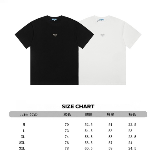 Cheap Prada T-Shirts Short Sleeved For Men #1240929 Replica Wholesale [$38.00 USD] [ITEM#1240929] on Replica Prada T-Shirts